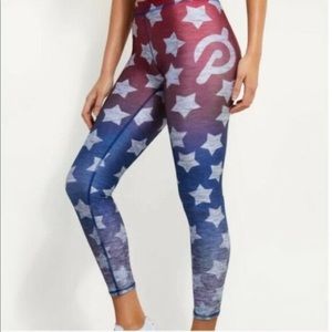 BNWT peloton x terez ombré star leggings small